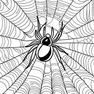 Intrikat Spindelvaev Farvelaegningssiden 130354 63339