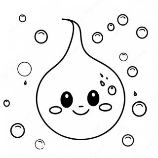 Smilende Regndrabe Farvelaegningsside 130380-63363