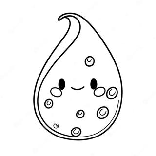 Smilende Regndrabe Farvelaegningsside 130380-63364