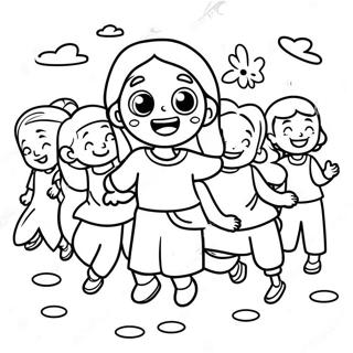 Glade Born Med Jesus Farvelaegningsside 131332-64091