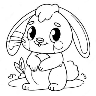 Elskelig Anime Kanin Farvelaegningsside 132106 64702