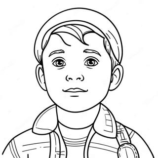 Selvsikker Barn Farvelaegningsside 132515-65013