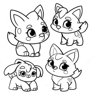 Legesyge Animal Jam Kaeledyr Farvelaegningsside 132901 65320