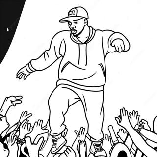 Hip Hop Artist I Koncert Farvelaegningsside 133030 65417