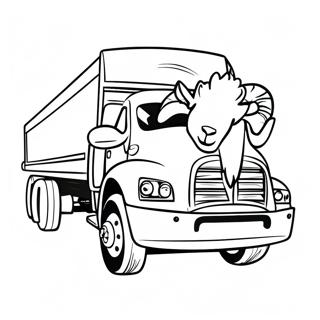 Ram Truck Traekker En Trailer Farvelaegningsside 133212 65557