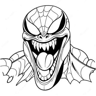 Venom Med Skarpe Taender Farvelaegningsside 13325-2921