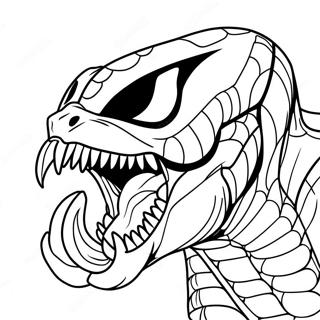 Venom Med Skarpe Taender Farvelaegningsside 13325-2922