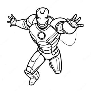 Iron Man I Flugt Farvelaegningsside 134138-66272