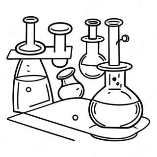 Farverigt Kemi Laboratorium Farvelaegningsside 134265-66370