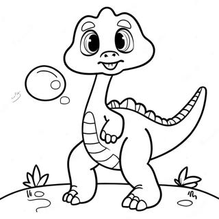 Sod Therizinosaurus Farvelaegningsside 134622-66648