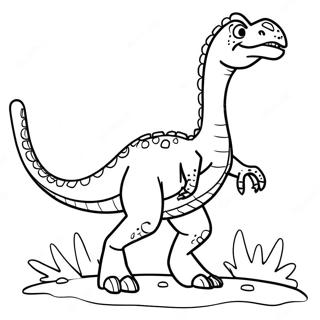 Therizinosaurus Brolende Farvelaegningsside 134623-66649