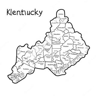 Kentucky Statsskabelon Farvelaegningssiden 135289-67162