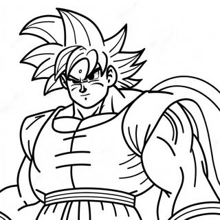 Goku Super Saiyan 4 Farvelægningsider