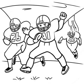 Spaendende Fodboldspil Scene Farvelaegningsside 135417 67272