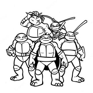 Tmnt 2012 Farvelægningsider