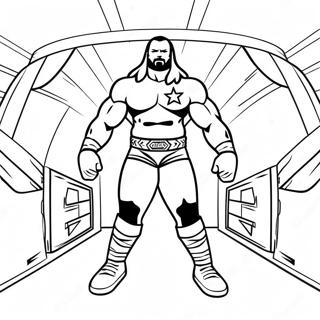 Farvelaegningsside Med Wwe Superstjerne Indgang 135726 67516