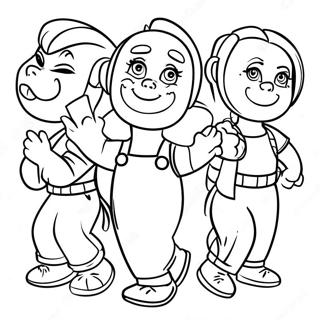 Jessie Og Venner Farvelaegningsside 136059 67778