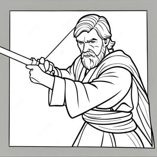 Obi Wan Kenobi Lysvaerd Duel Farvelaegningsside 136260-67929