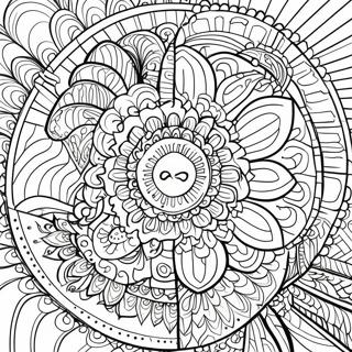 Mindfulness Mandala Psykologi Farvelaegningsside 136335-67986