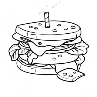 Ostefyldt Sandwich Farvelaegningsside 136648-68237