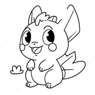 Chibi Pokémon Farvelægningsider