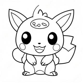 Chibi Pokemon Farvelaegningsside 136720-68432