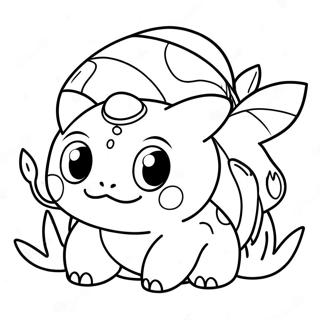 Legesyg Chibi Bulbasaur Farvelaegningsside 136723 68293