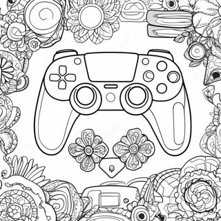 Vintage Ps5 Controller Farvelaegningsside 136878-68561