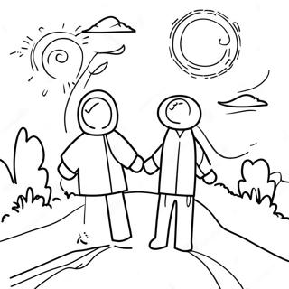 Lysende Udsigt Rejse Farvelaegningsside 136930 68608