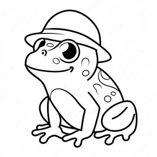 Sjov Fro Med Hat Farvelaegningsside 13784-3022