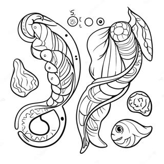 Farvelaegningsside Med Genetiske Traek 138006 69442