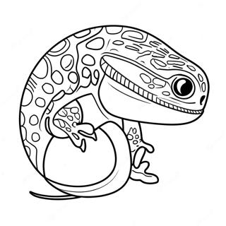 Realistisk Leopard Gecko Farvelaegningsside 138364 69718