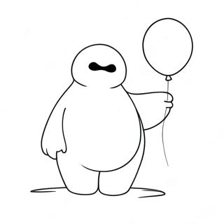 Sod Baymax Med Ballon Farvelaegningsside 138439-69774