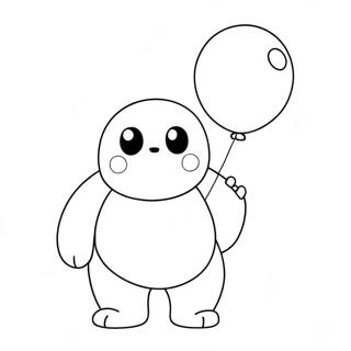 Sod Baymax Med Ballon Farvelaegningsside 138439-69775