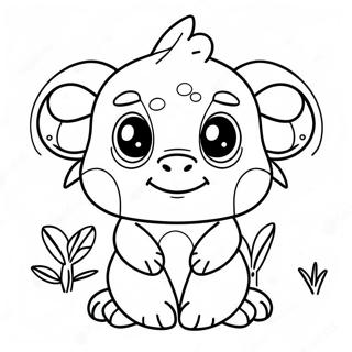 Sode Zooba Karakterer Farvelaegningsside 138467-69801