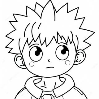 Killua I Aktion Farvelaegningsside 138592-69894