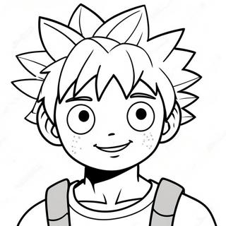 Killua Smilende Farvelaegningsside 138594-69901