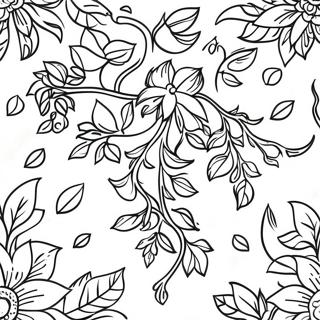 Frodig Gron Vine Farvelaegningsside 138620-69922