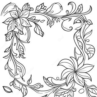 Frodig Gron Vine Farvelaegningsside 138620-69924