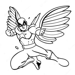 Maegtig Superhelt Flyvende Farvelaegningssiden 138923-70155