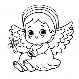 Sod Lille Engel Farvelaegningsside 139412-70536