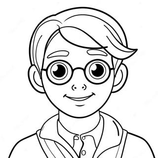 Sod Picsart Preppy Karakter Farvelaegningssiden 139718 70775