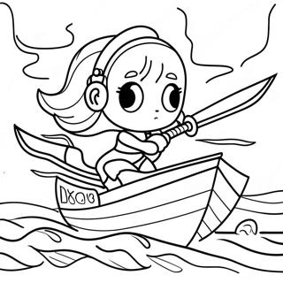 Nami Navigerer Pa Havet Farvelaegningssiden 15801-3456