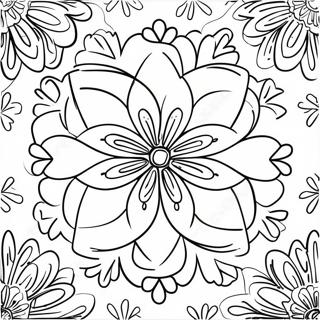 Simpelt Snefnug Kontur Farvelaegningsside 16166-3533