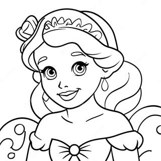 Disney Prinsesse Farvelaegningsside 16545 3608
