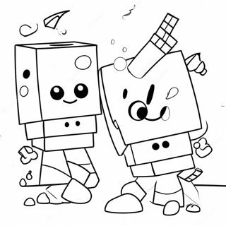 Numberblocks Leger Sammen Farvelaegningsside 17532-3842