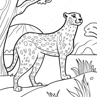 Gepard Der Sniger Sig Ind Pa Bytte Farvelaegningsside 17891 3919