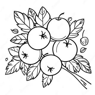 Aebletrae Med Modne Aebler Farvelaegningsside 18255 3997