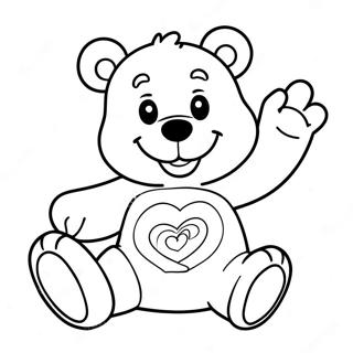 Care Bear Farvelægningsider