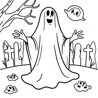 Skraemmende Spogelse I Kirkegard Farvelaegningsside 19542-4275